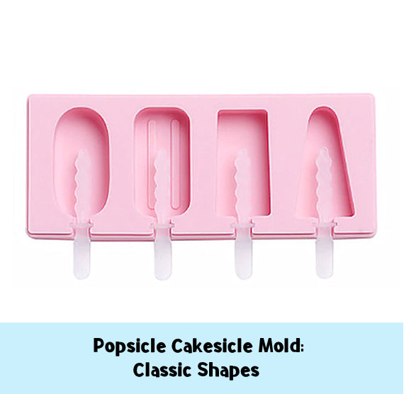 Popsicle Cakesicle Mold: Four Classic Shapes | www.sprinklebeesweet.com