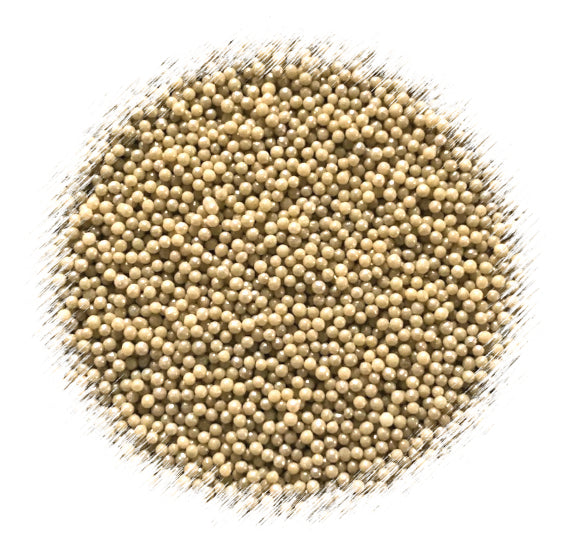 Shimmer Nonpareils: Khaki | www.sprinklebeesweet.com