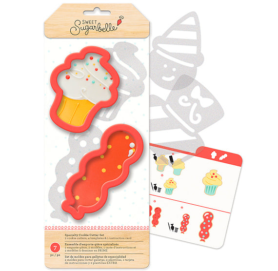 Sweet Sugarbelle Birthday Cookie Cutters | www.sprinklebeesweet.com