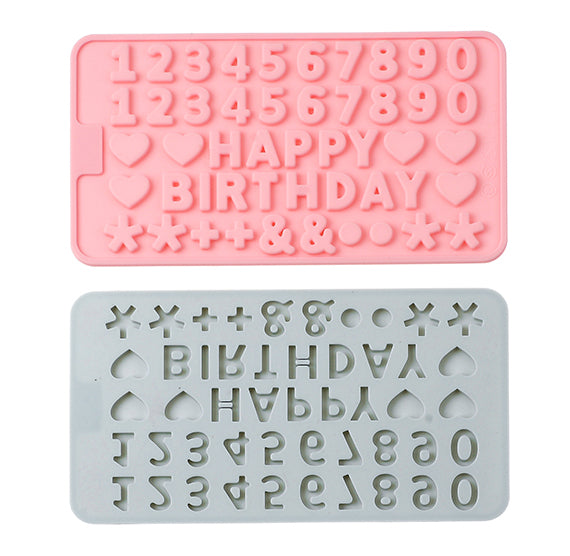 Happy Birthday Candy Mold | www.sprinklebeesweet.com