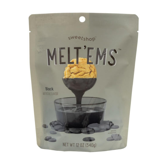 Sweetshop Melt'ems Black Candy Coating | www.sprinklebeesweet.com