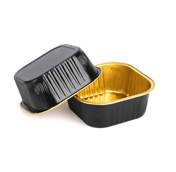 Square Snack Cake Pans with Lids: Black | www.sprinklebeesweet.com