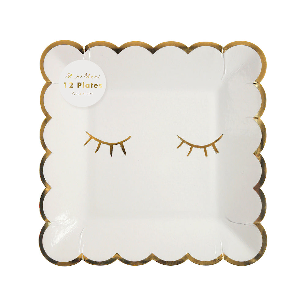 Blinking Unicorn Plates | www.sprinklebeesweet.com