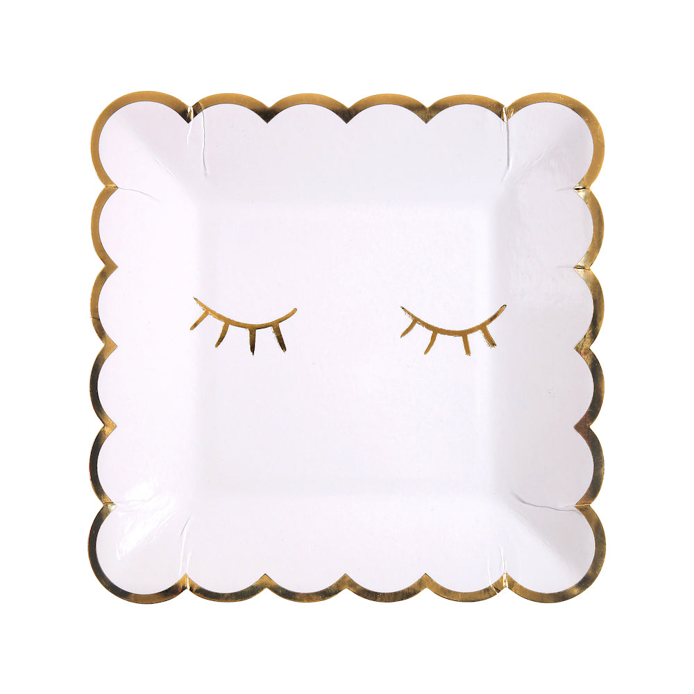 Blinking Unicorn Plates | www.sprinklebeesweet.com