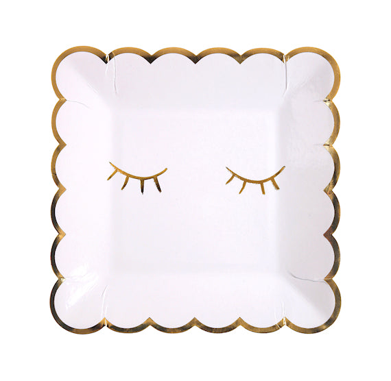 Blinking Unicorn Plates | www.sprinklebeesweet.com