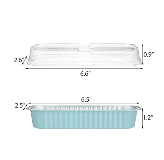 Narrow Cake Pans with Lids: Sky Blue | www.sprinklebeesweet.com