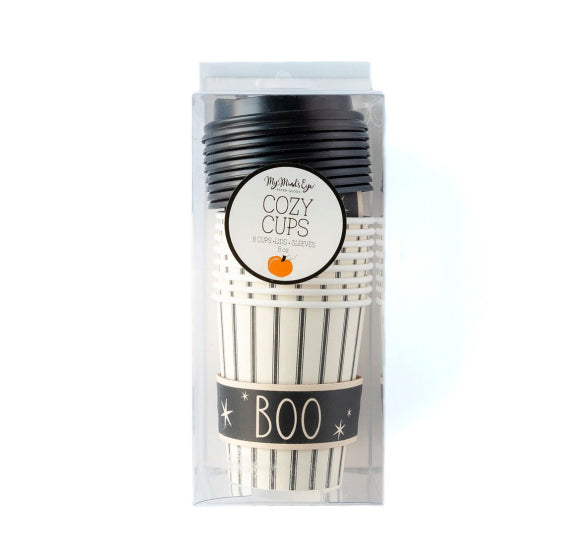 Mini Coffee Cups: BOO Halloween | www.sprinklebeesweet.com