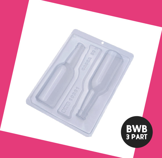 BWB 3 Part Mold: 10261 Bottle | www.sprinklebeesweet.com