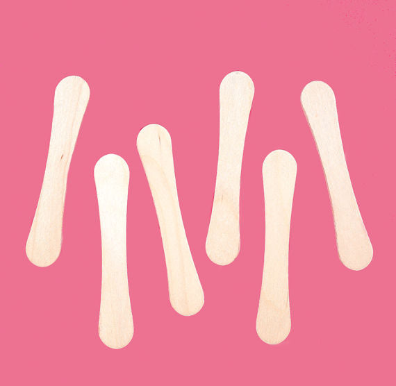Small Wooden Ice Cream Sticks: 3.5" | www.sprinklebeesweet.com