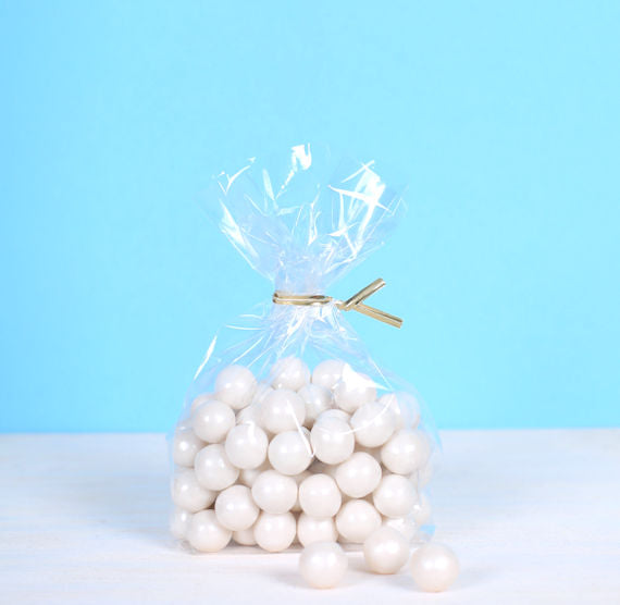 Small Gusseted Cellophane Bags: 3.5 x 7.5" | www.sprinklebeesweet.com