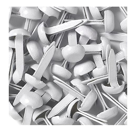 White Mini Brads | www.sprinklebeesweet.com