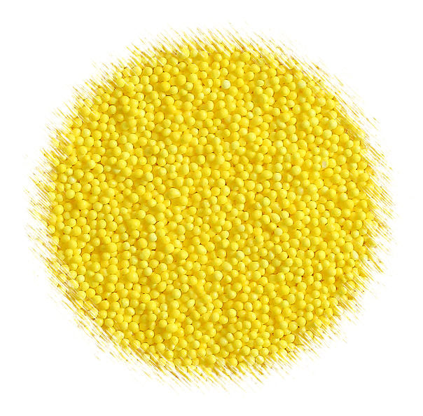 Bright Yellow Nonpareils | www.sprinklebeesweet.com