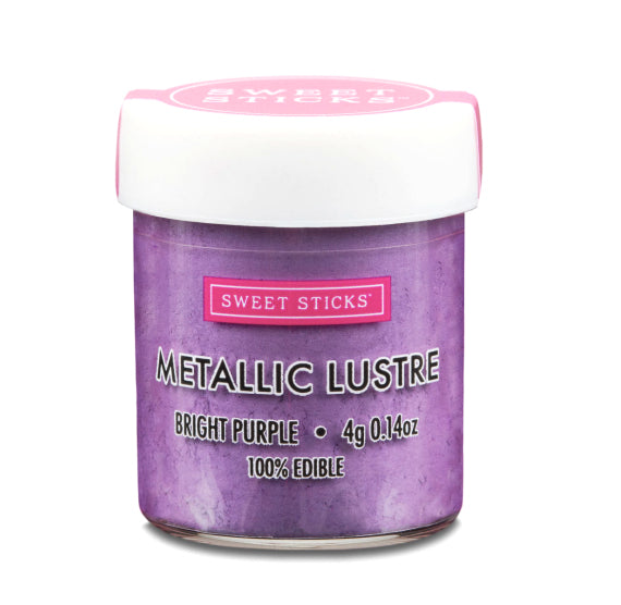 Bright Purple Luster Dust | www.sprinklebeesweet.com