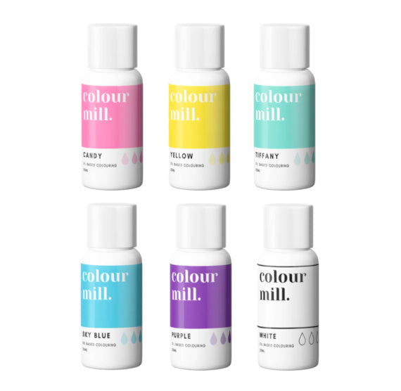 Colour Mill Oil Based Food Coloring Set: Bright Rainbow | www.sprinklebeesweet.com