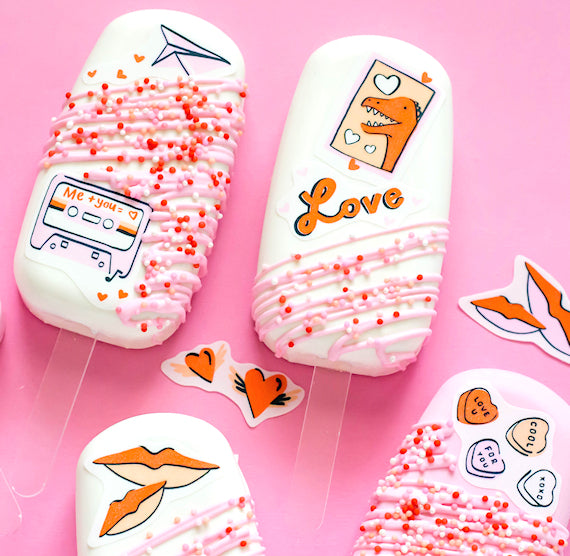 Clear Popsicle Sticks: Acrylic Cakesicle Sticks | www.sprinklebeesweet.com