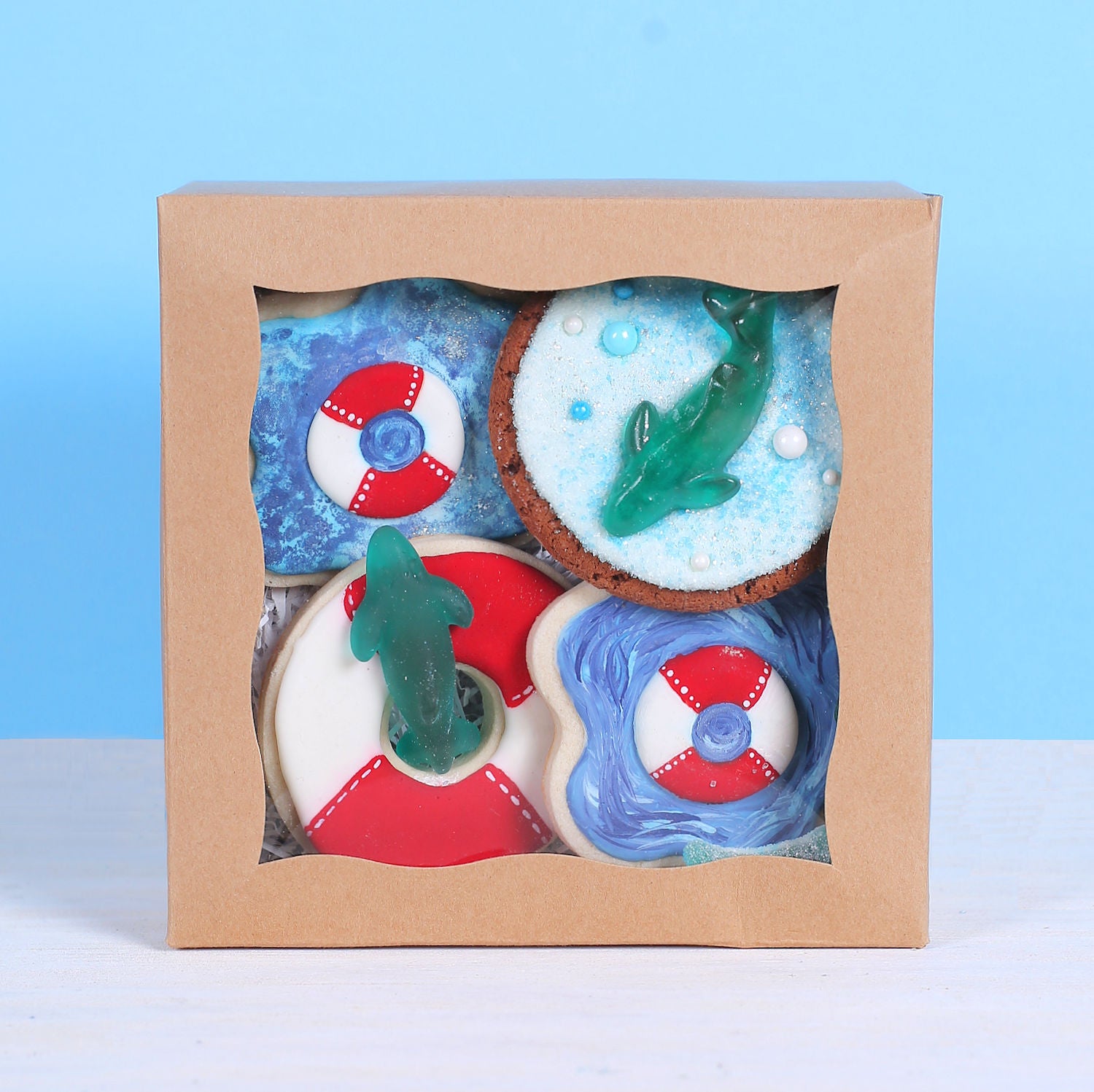 Small Brown Bakery Boxes: 6x6" | www.sprinklebeesweet.com