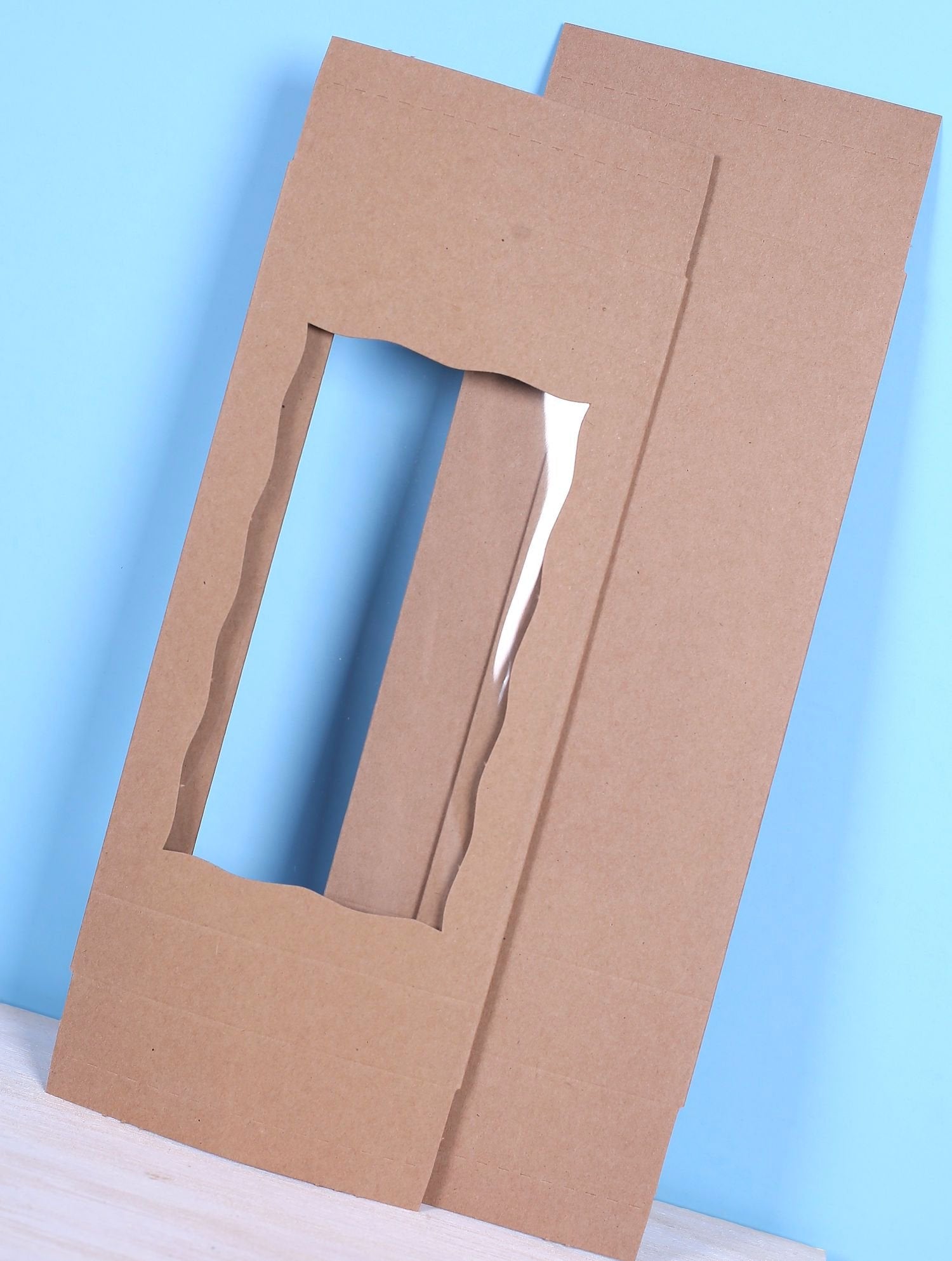 Two Piece Brown Cookie Box Set with Window: 7 x 4 3/8 x 1.25" | www.sprinklebeesweet.com