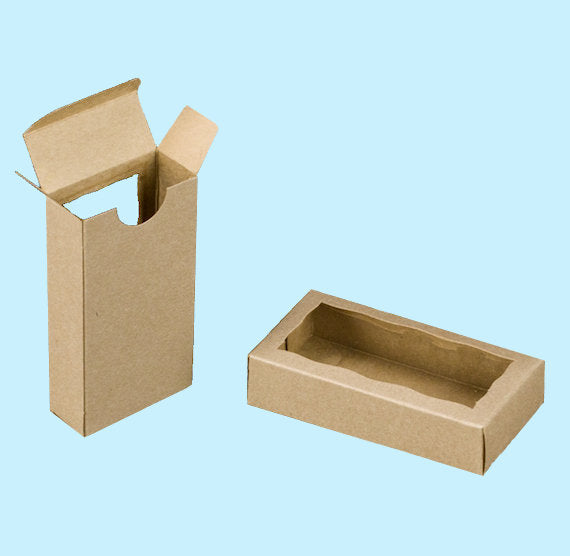Rectangle Kraft Favor Boxes with Window | www.sprinklebeesweet.com
