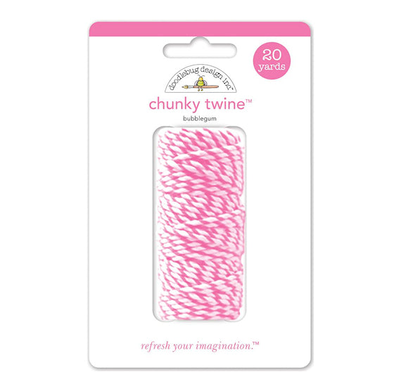 Chunky Bakers Twine: Bubble Gum Pink | www.sprinklebeesweet.com