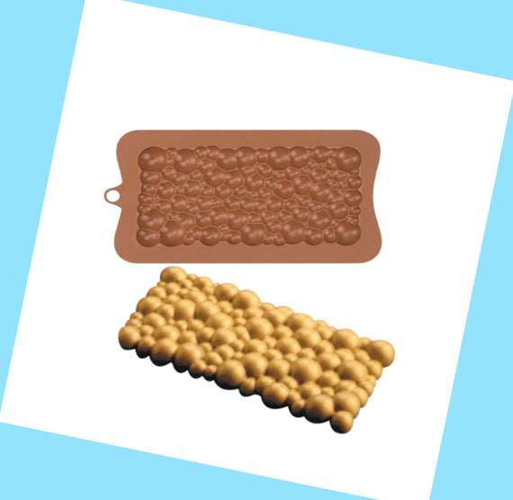 Chocolate Bar Mold: Bubbles | www.sprinklebeesweet.com
