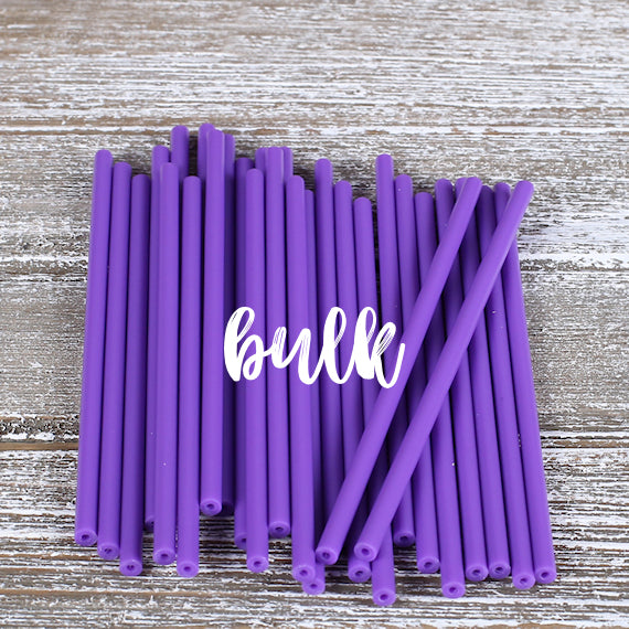 Bulk Purple Lollipop Sticks: 4.5" | www.sprinklebeesweet.com