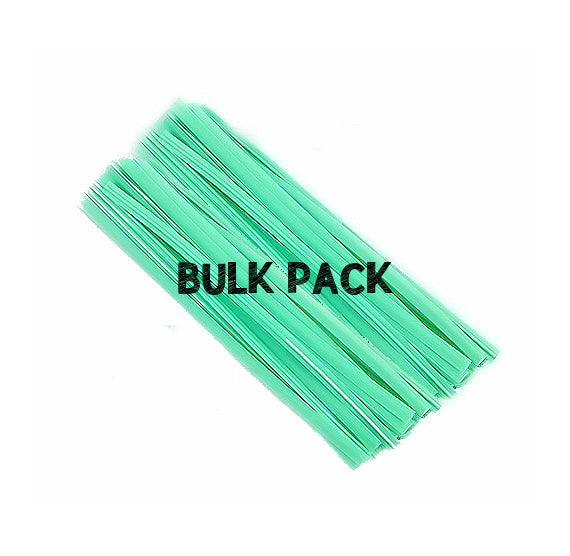 Bulk Mint Green Twist Ties: Plastic | www.sprinklebeesweet.com