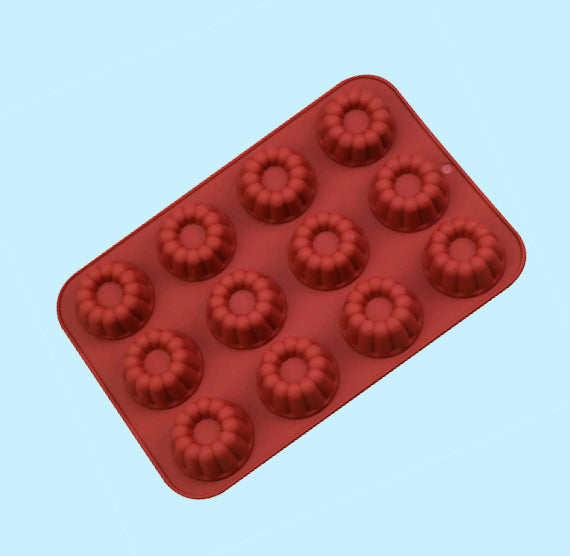 Mini Assorted Bundt Silicone Baking Mold