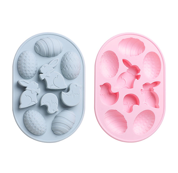 Easter Chocolate Mold: Chicks, Bunny + Eggs | www.sprinklebeesweet.com