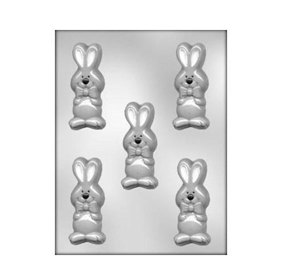 Easter Rabbit Chocolate Mold with Bow | www.sprinklebeesweet.com