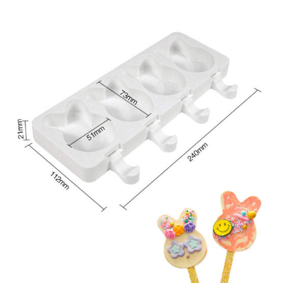 Easter Bunny Cakesicle Mold | www.sprinklebeesweet.com