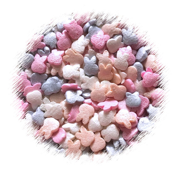 Shimmer Bunny Sprinkles | www.sprinklebeesweet.com