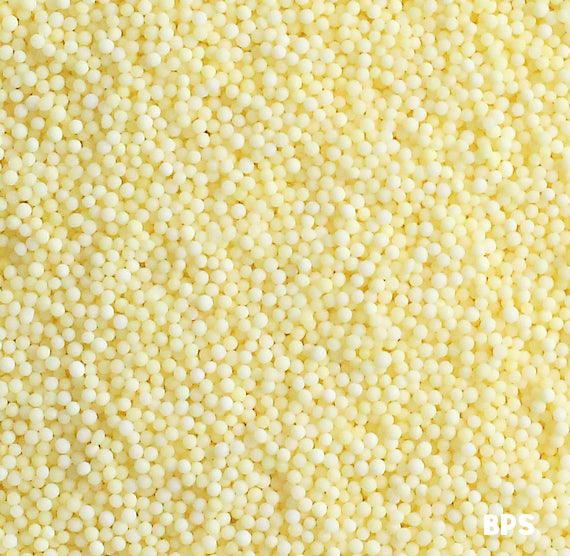 Bulk Nonpareils: Butter Yellow | www.sprinklebeesweet.com