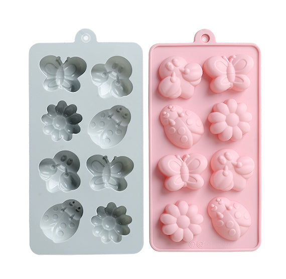 Spring Chocolate Mold: Bugs + Flowers | www.sprinklebeesweet.com