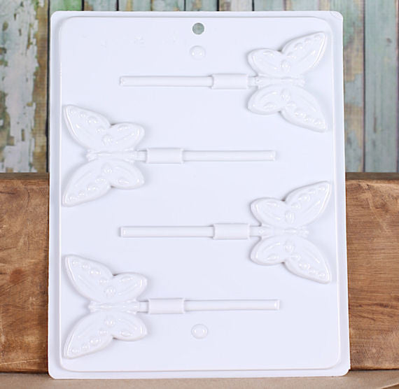Hard Candy Butterfly Lollipop Mold | www.sprinklebeesweet.com
