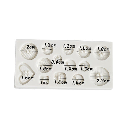 Silicone Buttons Mold | www.sprinklebeesweet.com
