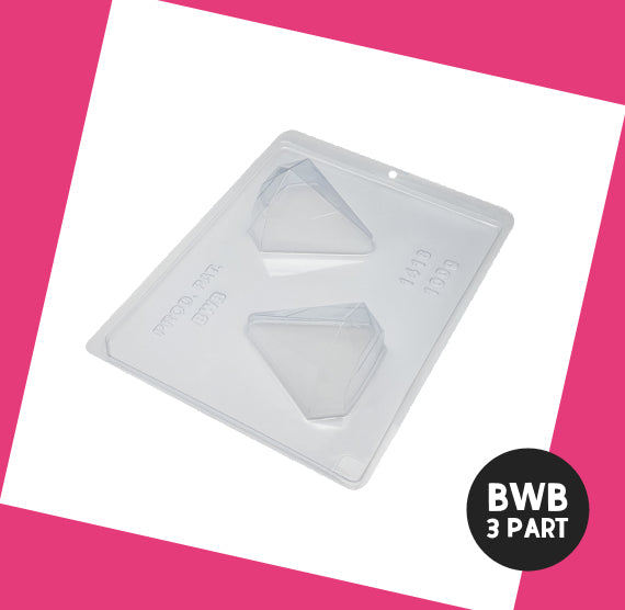 BWB 3 Part Mold: 1416 Diamond | www.sprinklebeesweet.com