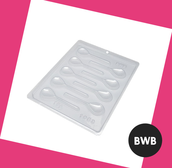 BWB Small Spoon Chocolate Mold: 1053 | www.sprinklebeesweet.com