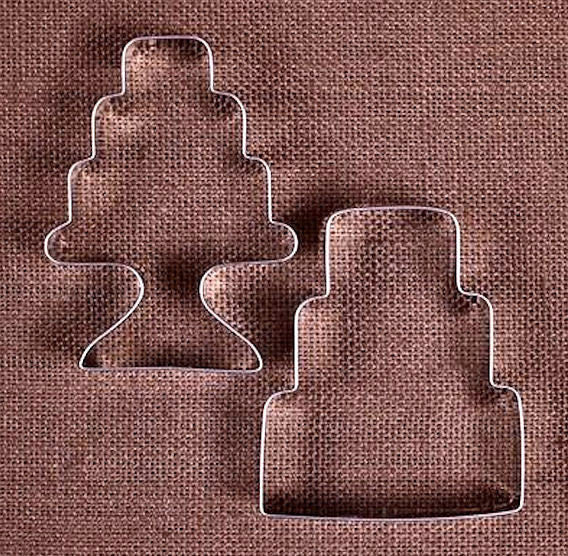 Wedding Cake Cookie Cutter Set | www.sprinklebeesweet.com