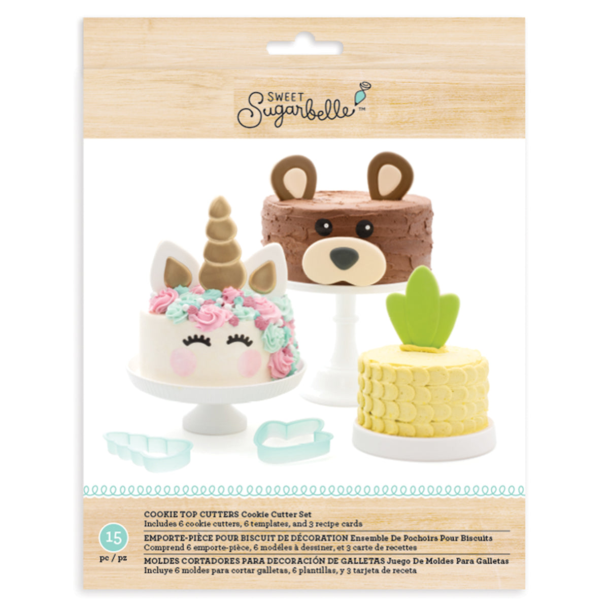 Sweet Sugarbelle Cake Top Cookie Cutters | www.sprinklebeesweet.com