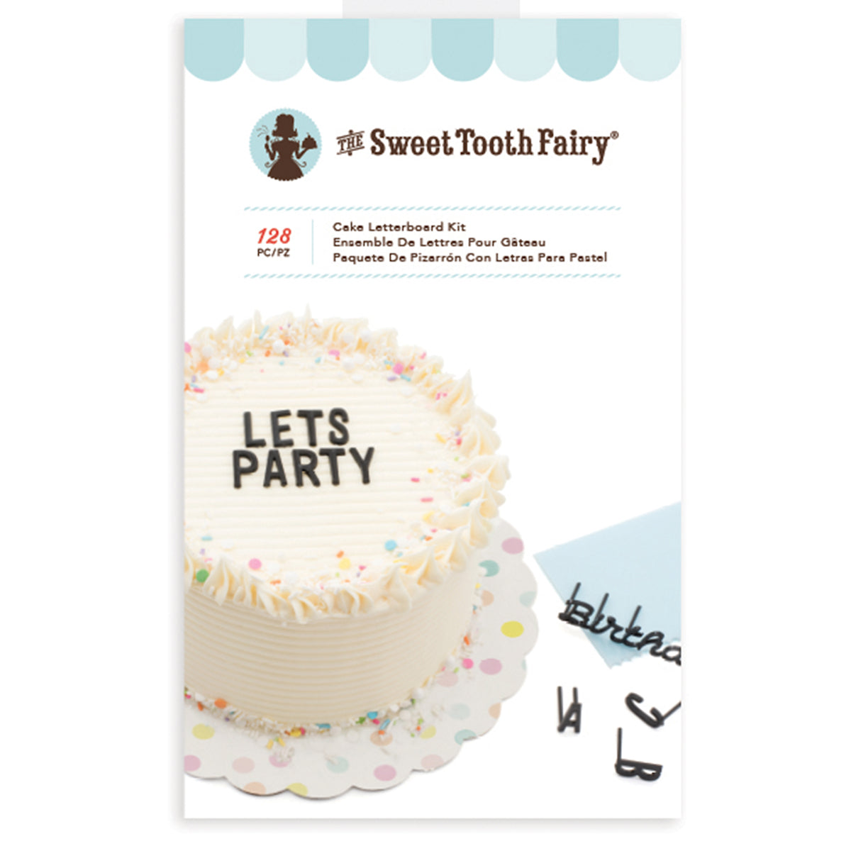 Sweet Tooth Fairy Cake Letterboard Kit | www.sprinklebeesweet.com