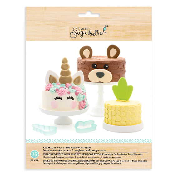 Sweet Sugarbelle Cake Top Cookie Cutters | www.sprinklebeesweet.com