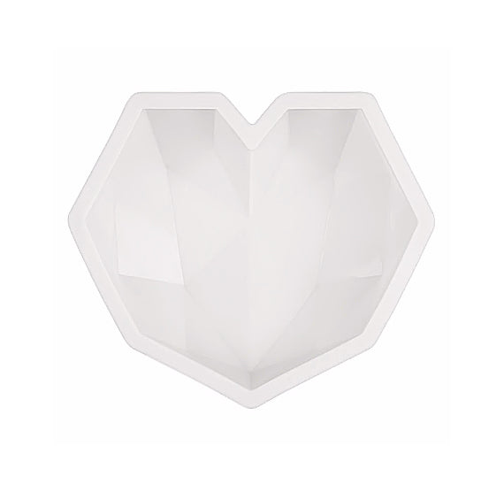 Geometric Heart Mold: Large Smash Mold | www.sprinklebeesweet.com