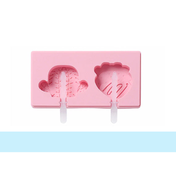 Cactus + Strawberry Cakesicle Mold | www.sprinklebeesweet.com