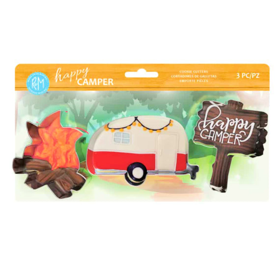 Happy Camper Cookie Cutter Set | www.sprinklebeesweet.com