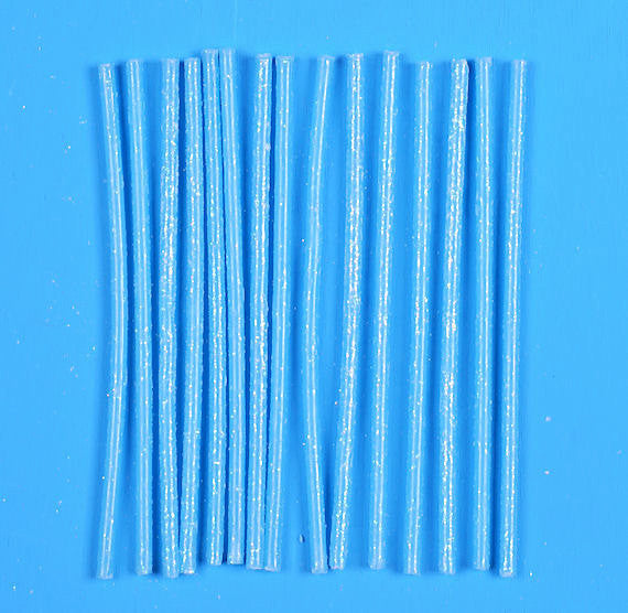 Thin Glitter Candles: Blue | www.sprinklebeesweet.com