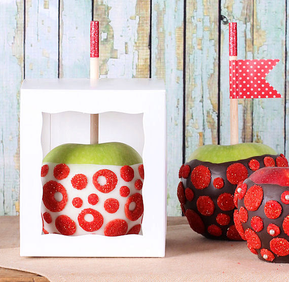 White Candy Apple Box Kit | www.sprinklebeesweet.com