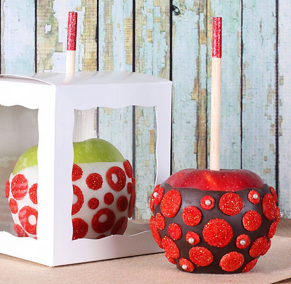 White Candy Apple Box Kit | www.sprinklebeesweet.com