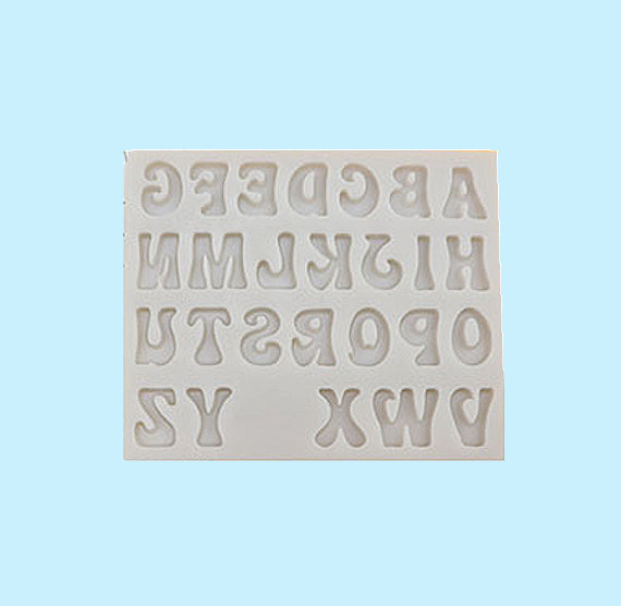 Funky Font Numbers + Letters Mold Set | www.sprinklebeesweet.com