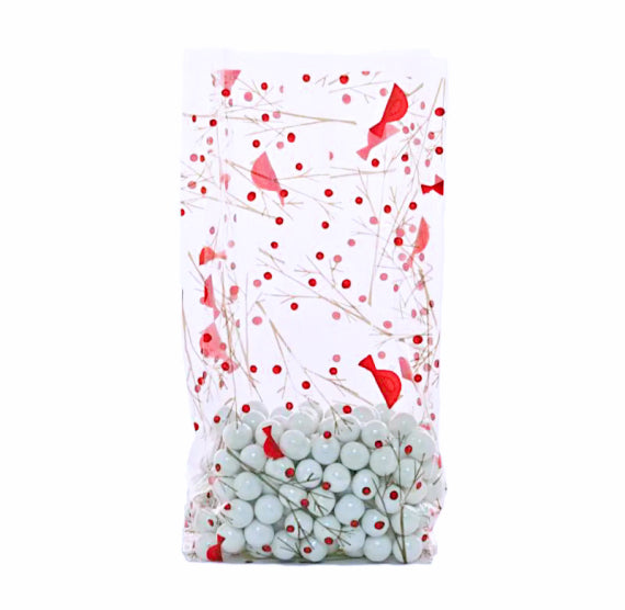 Christmas Treat Bag Kit: Cardinal | www.sprinklebeesweet.com