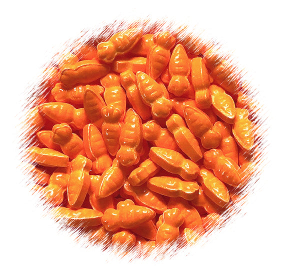Carrot Candy Sprinkles: Snowman Noses | www.sprinklebeesweet.com